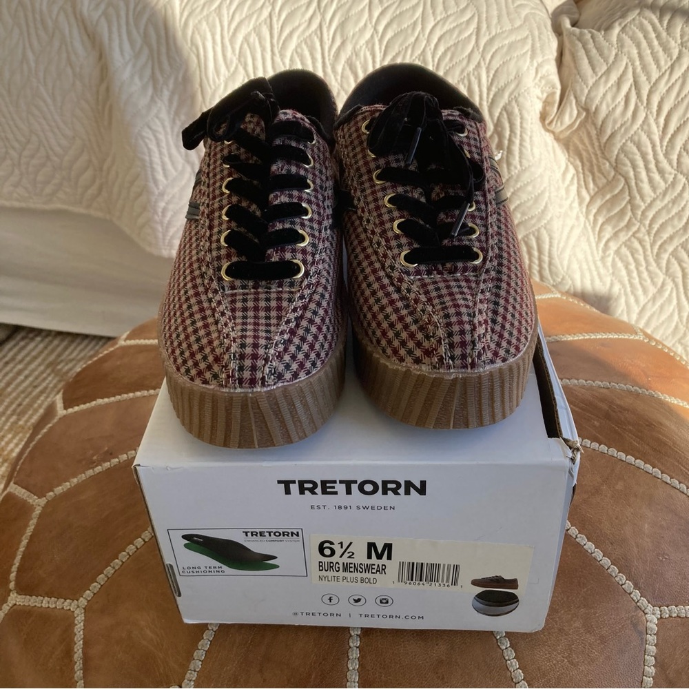 Plaid Platform Sneaker by Tretorn